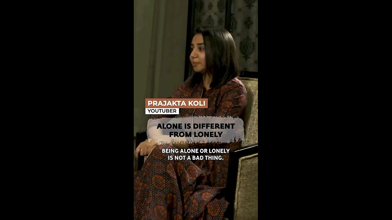Being Alone is not the same as Being Lonely