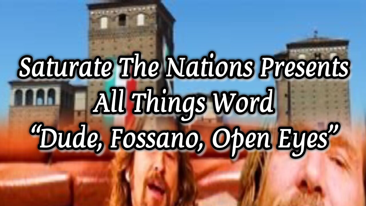 All Things Word: "Dude, Fasson, Open Eyes"