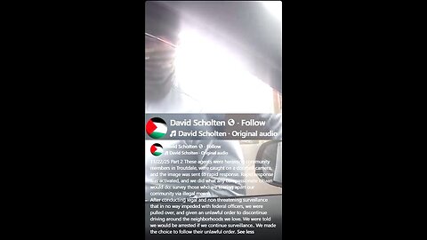 Hello Uber do you condone one of your drivers tailing DHS agents, impeding them,