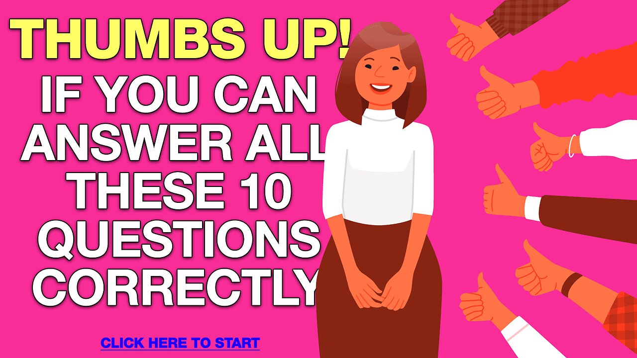 10 Unbeatable Mixed Trivia Questions
