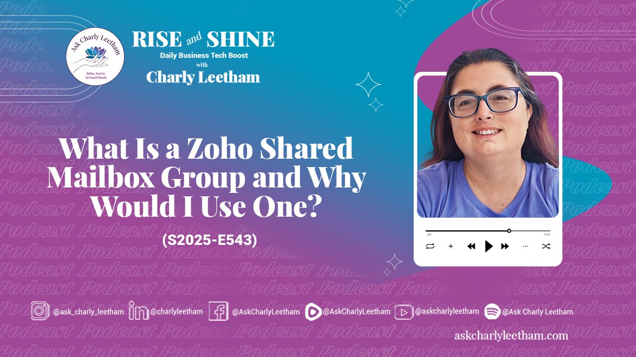 What Is a Zoho Shared Mailbox Group and Why Would I Use One? (2025/543)