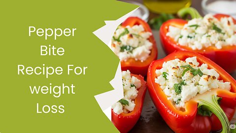 High protein Low carb Pepper Bite|Keto diet|Healthy breakfastHealthy reipes