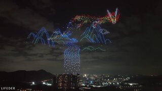 Amazing HD Footage of Drone Show in China