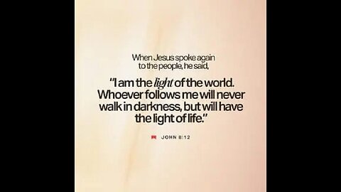 Let there be Light and abide in the Light