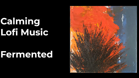 Relaxing Palette Knife Painting Process | Calming Lofi Music