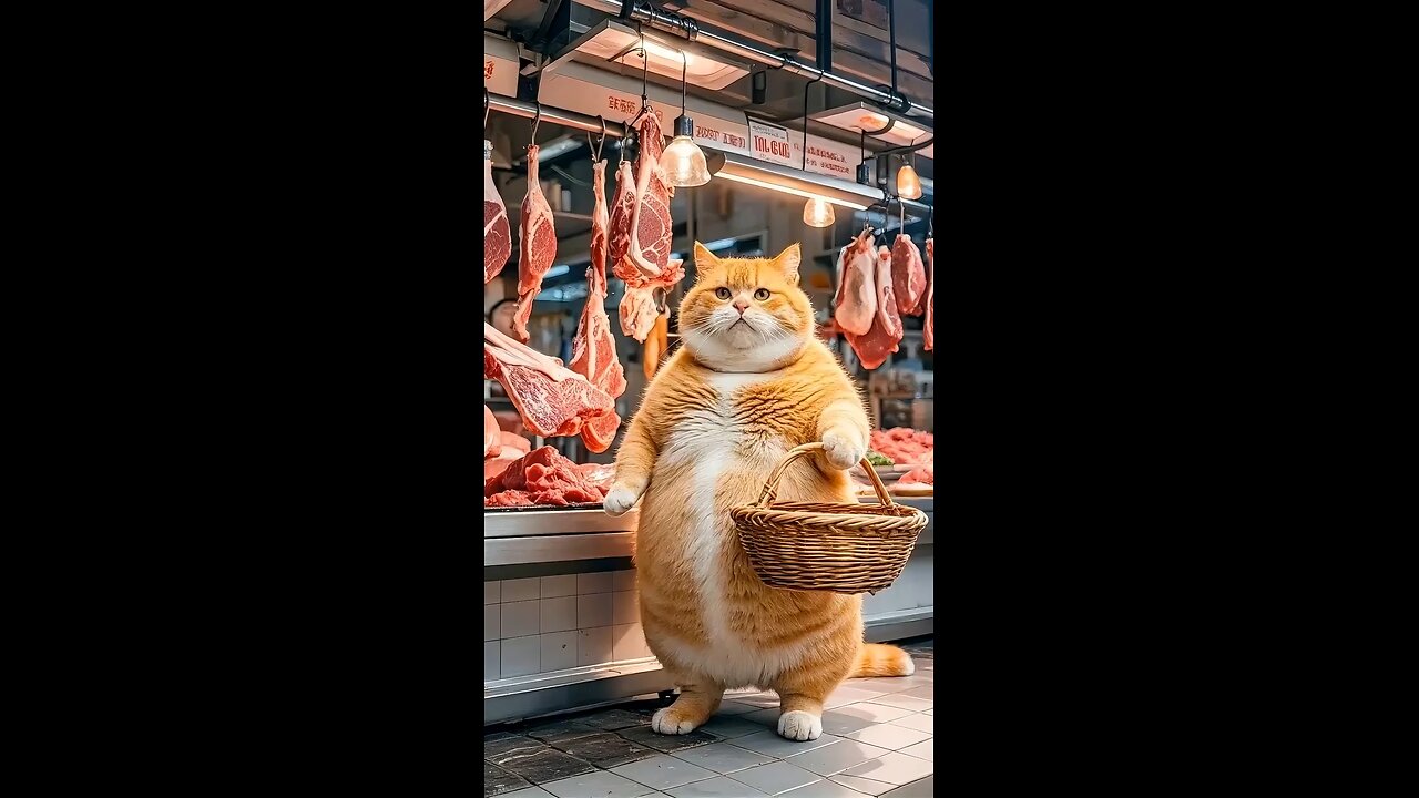 Mama Cat went shopping