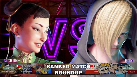 Kuya Kalbo SF6 Ranked Match Roundup. Chun Li Master Rank [Hori Fight Stick]