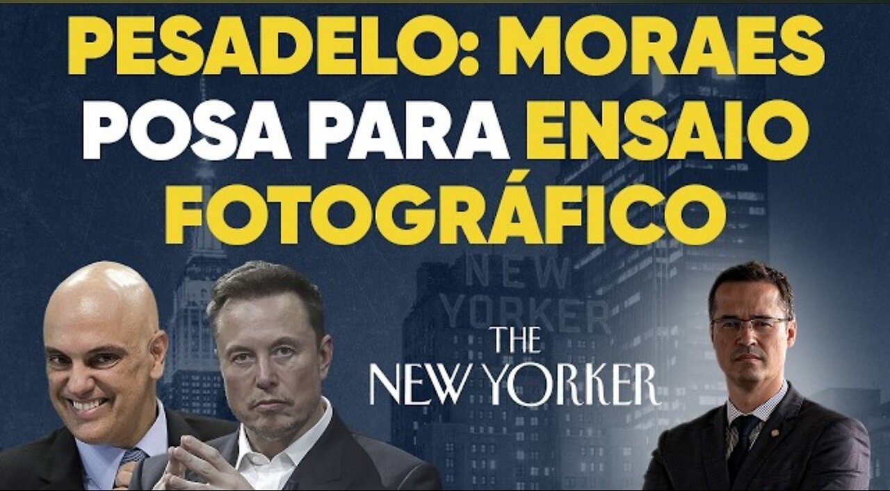 In Brazil, Bizarro! Moraes does a photo shoot for a magazine and attacks Elon Musk and X!