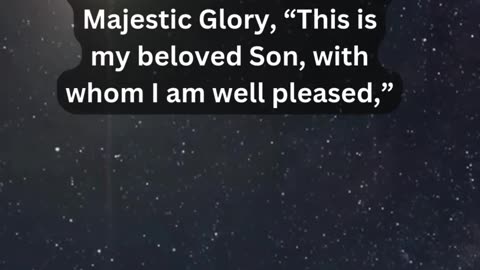 Journey of faith and spiritual growth 2 Peter 1:17 Daily Bible Verse