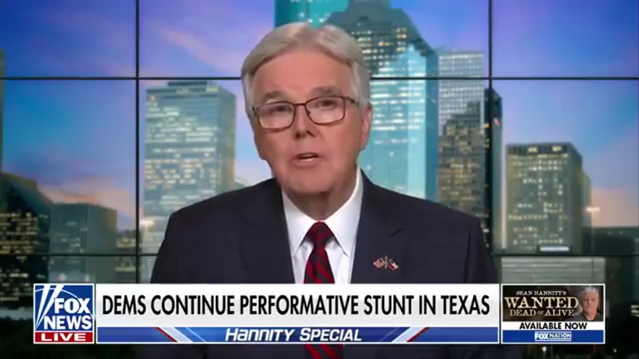 ‘EXPOSED’_ Texas lieutenant gov bashes Dem response to redistricting push