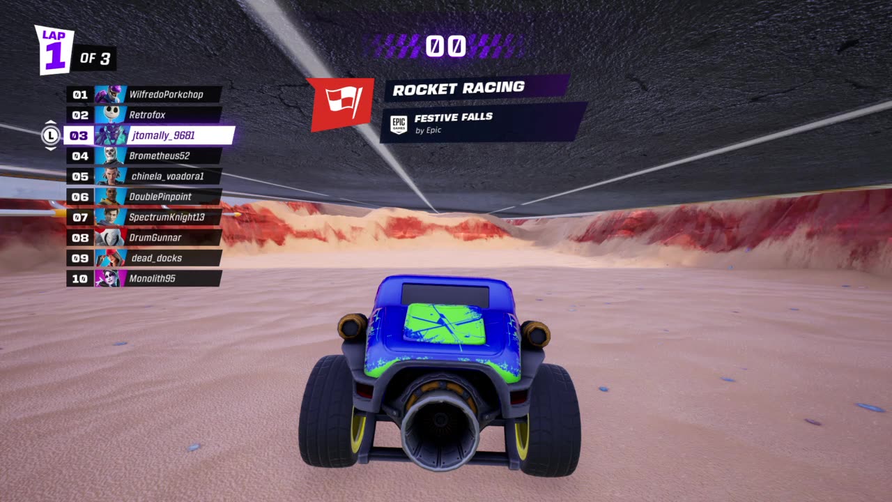 Rocket Racing Freakout - Fortnite #jtomally9681 #fortnite #rocketracing
