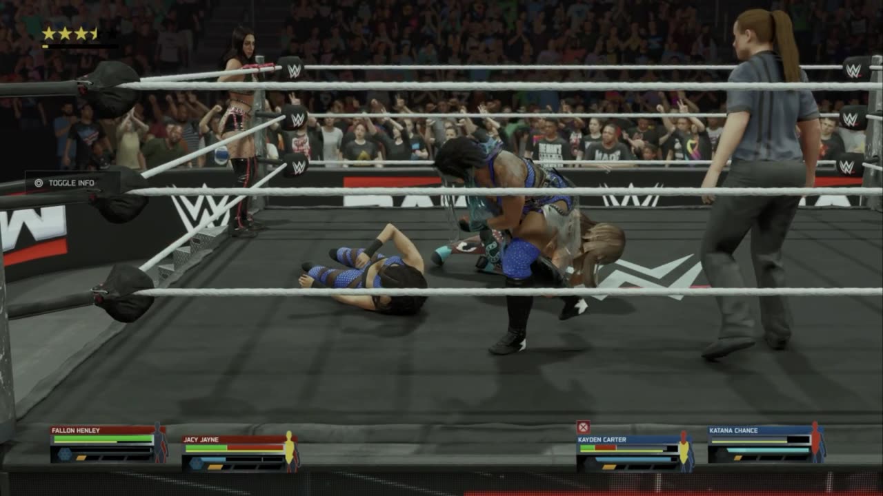 WWE 115 Fallon Henley and Jacy Jayne VS Katana Chance and Kayden Carter