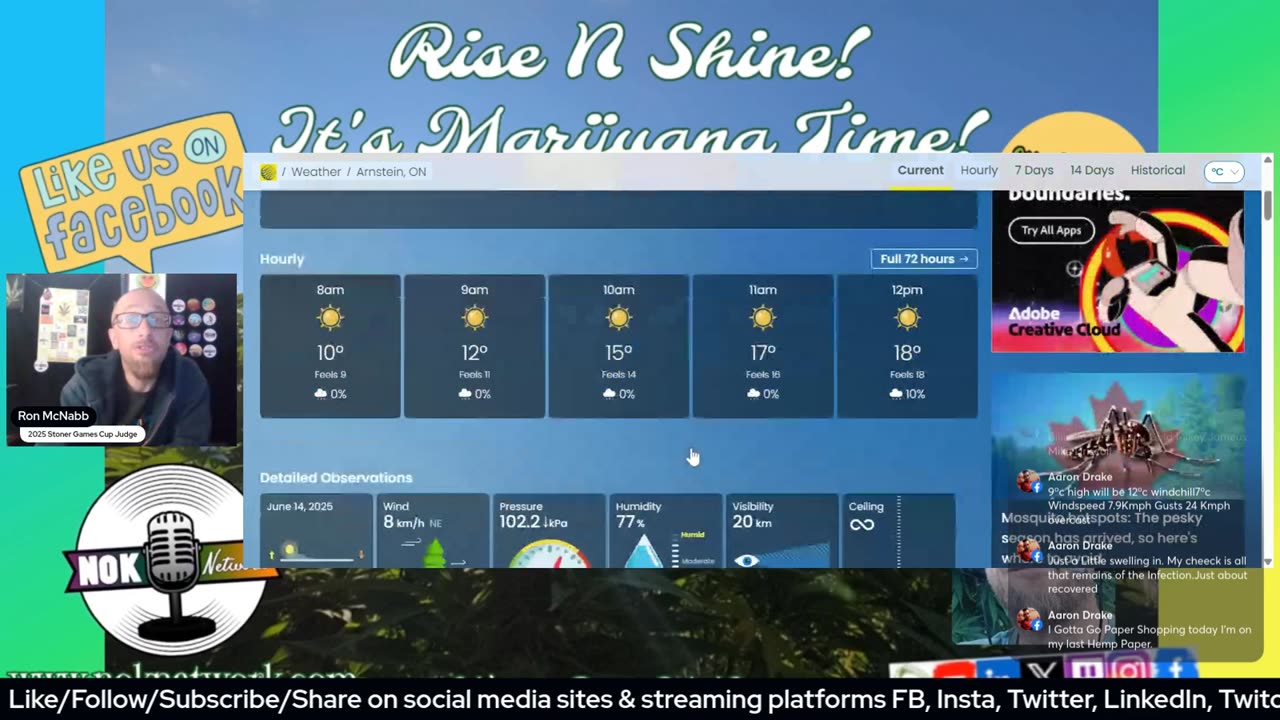 Rise ‘N Shine! It's Marijuana Time! Wake ‘N Bake Show - Ep 220 June 14, 2025