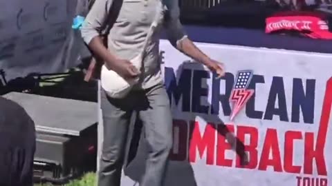 Right after Charlie Kirk was murdered, some black guy started stealing hats.