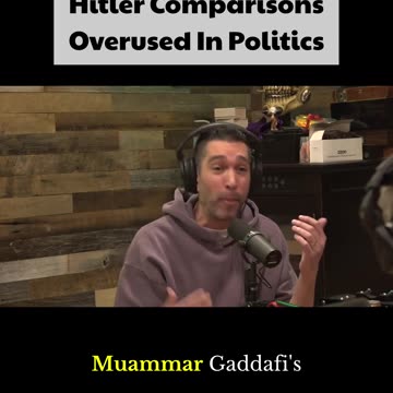 Dave Smith: Hitler Comparisons Overused in Politics