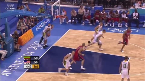 A9E Lithuania v USA - Bronze Medal Match Athens 2004 - Condensed Game Throwback Thursday