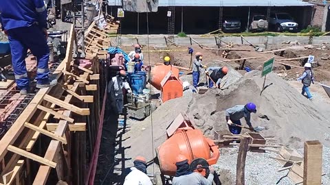 Vaciado de losa aligerada