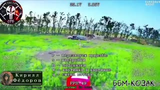🛸🔥 Ukraine Russia War | Fiber-Optic Drones Destroy Ukrainian Kozak Armored Vehicle Near Kupia… | RCF