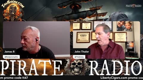 08/13/25 Pirate Radio-Happy Wednesday w/Thaler Esq. /ReportToTheGovernor.com