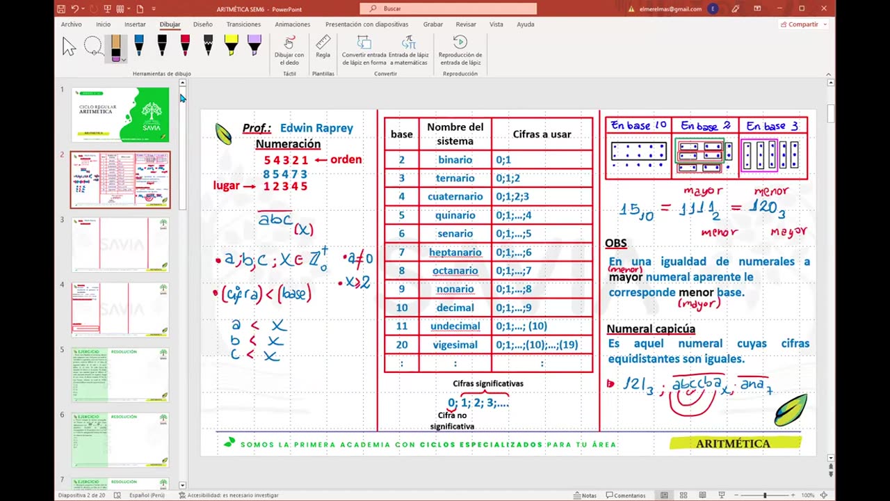 SAVIA REGULAR 2025 | Semana 06 | Aritmética