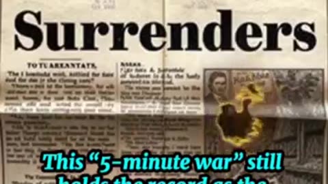 The 5-Minute War. #shorts #history #war #zanzibar