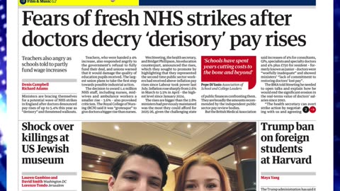 🔥Headlines Friday 23rd May 2025 Newspaper Headlines 🎉📰#britishpress #breakingnews