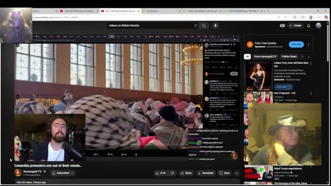 I react, Asmongold, Columbia protesters are out of their minds..