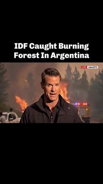 🚨🇮🇱 ISRAEL’S IDF CAUGHT BURNING DOWN FORESTS IN ARGENTINA 🇦🇷🔥👀