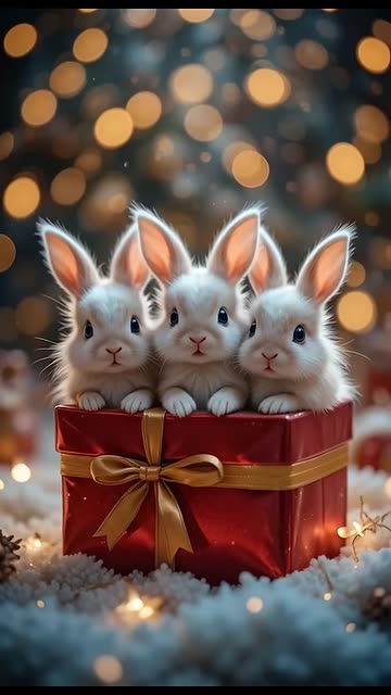 Cuteness Explosion! 🎁🐶🐱🐣🐯🐰🐑_