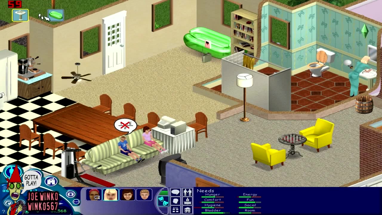 Sims 1 Gameplay Series 1x30 Joe Winko