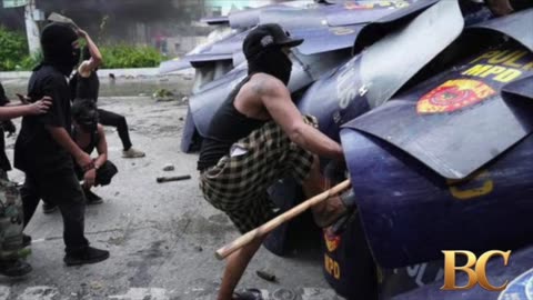 Clashes, arrests as tens of thousands protest corruption in Philippines
