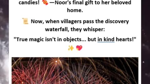 ✨ The Enchanted Story: Noor and Her Magic Bag ✨