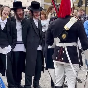 Jews Disrespecting The King's Guards