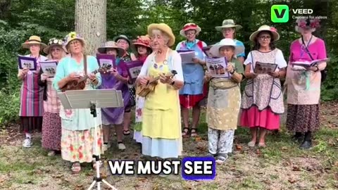The Piedmont Grannies sing “Trump is in the Files”. Priceless!! Release the FULL Epstein Files!