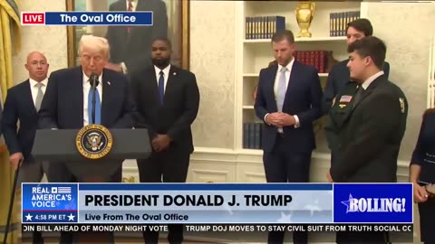 TRUMP PARTICIPATES IN LAW ENFORCEMENT EVENT