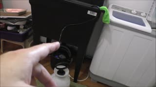 Prepping Portable Liquid Sprayer