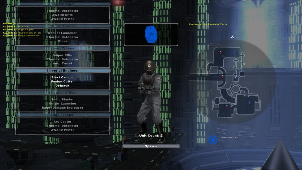 SWBF2 2005: Instant Action Conquest Death Star II Empire Gameplay