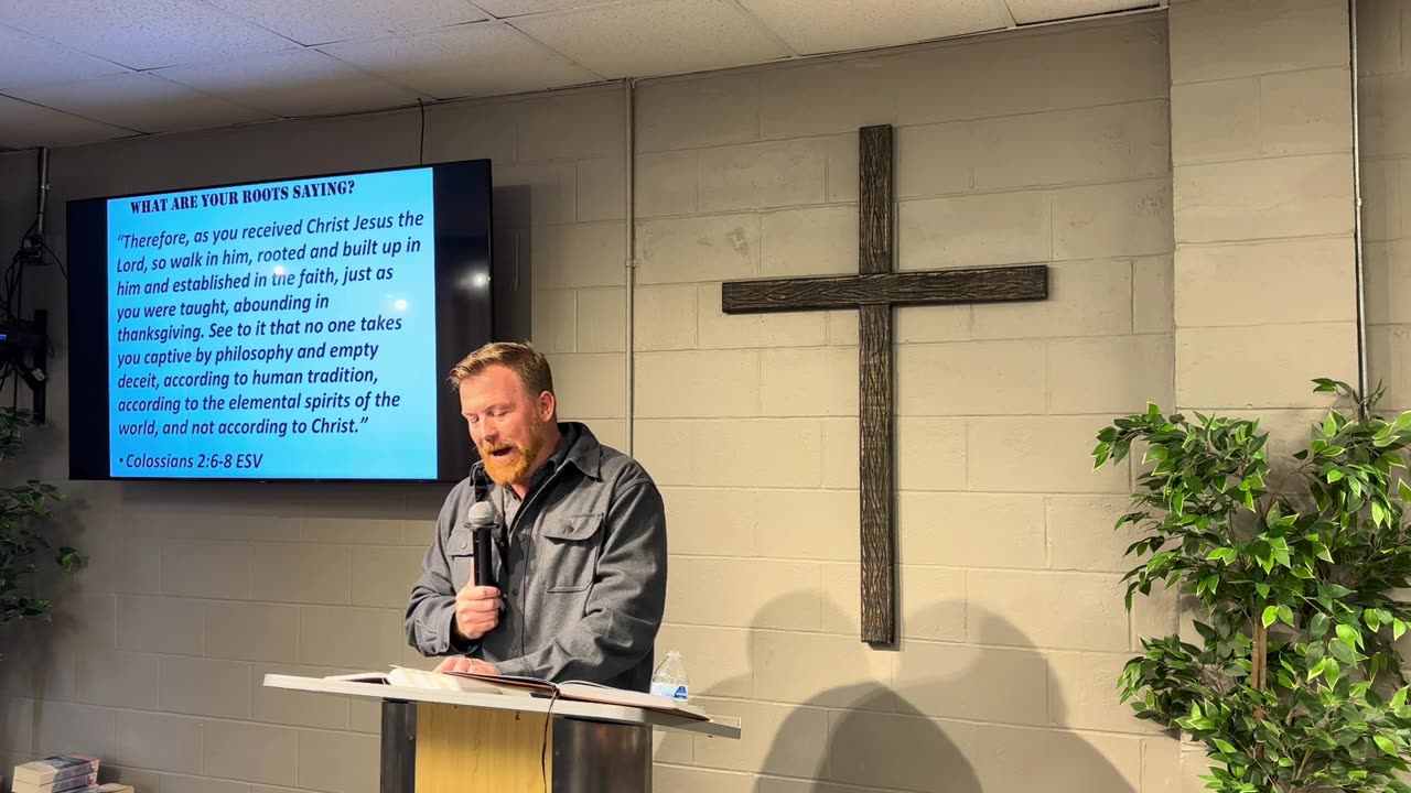 03/30/2025 Elder Jeremiah George from Cobblestone Church - What Are Your Roots Saying?