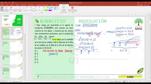 SAVIA REGULAR 2025 | Semana 10 | Álgebra