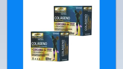 COLAGENO TIPO2 CURCUMA + ÁCIDO HIALURÔNICO - PREVENT PHARMA (2 caixas)