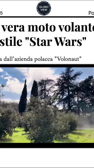 La vera moto volante in stile "Star Wars": i test di volo