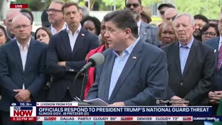 Illinois Gov. JB Pritzker warns president Trump NOT to deploy the NG to the streets of Chicago.