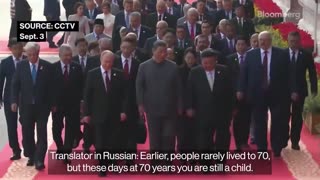 Putin and Xi Jinping talking about organ transplants and living 150 years
