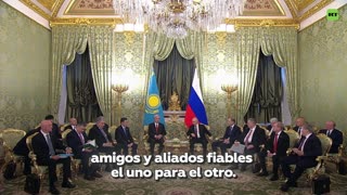 Putin: "Kazajistán y Rusia son socios cercanos, amigos y aliados fiables"