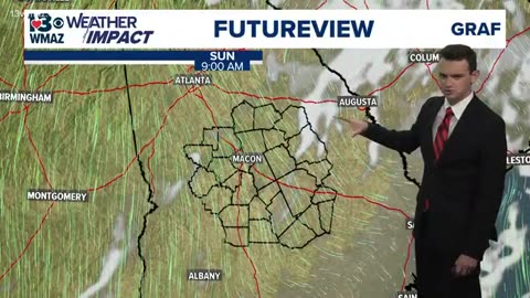 Feeling a little toasty to end the work week with a few scattered shower chances. (Local Weather Upd