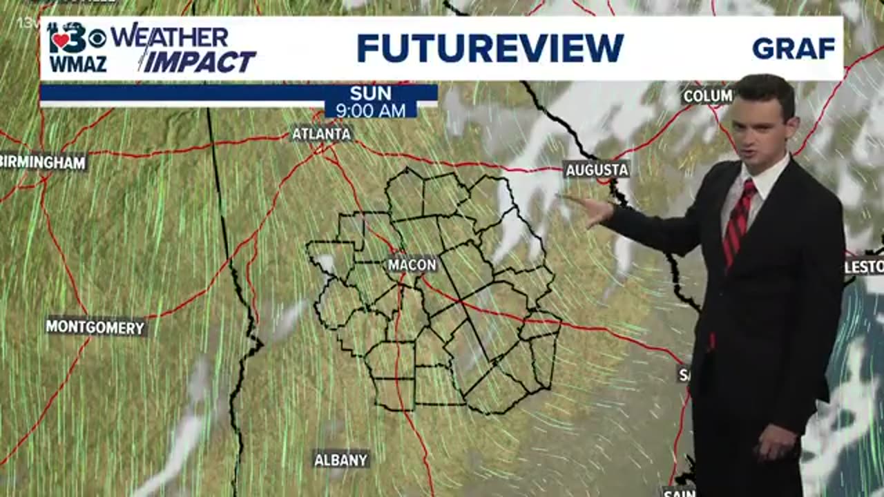 Feeling a little toasty to end the work week with a few scattered shower chances. (Local Weather Upd