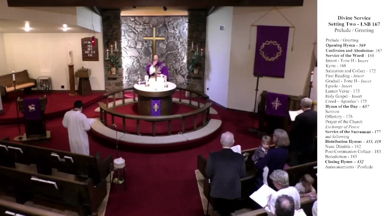 First Sunday in Lent (Invocabit) - February 22, 2026