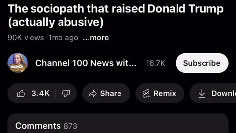Interesting video on Trump’s childhood