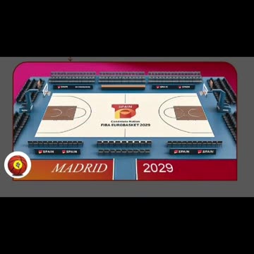 INAUGURACIÓN EUROBASKET 2029 EN EL SANTIAGO BERNABÉU CON 80.000 ESPECTADORES