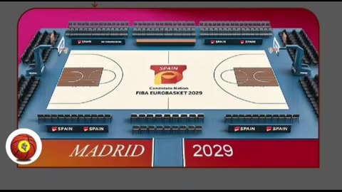 INAUGURACIÓN EUROBASKET 2029 EN EL SANTIAGO BERNABÉU CON 80.000 ESPECTADORES